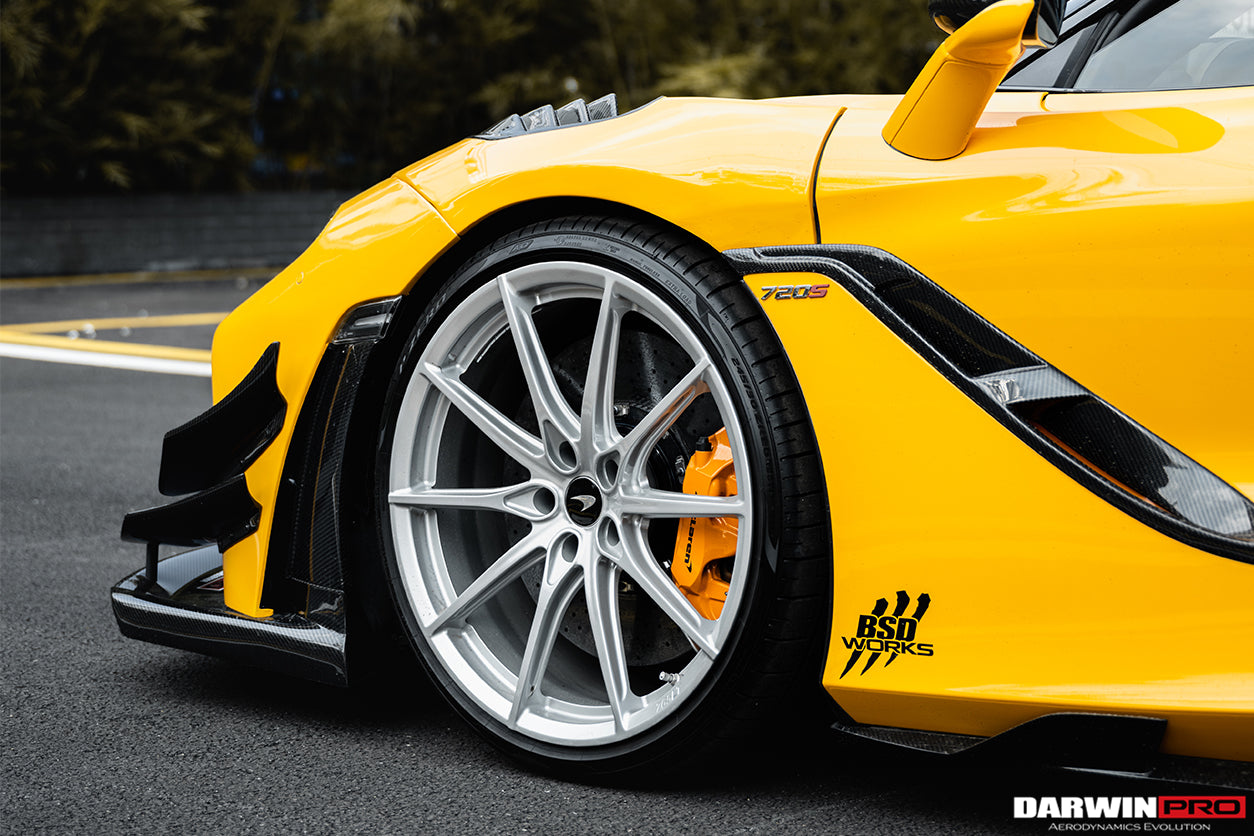 DarwinPRO Se²NWB Style Carbon Fiber Side Door Trims | 2017-2023 McLaren 720s