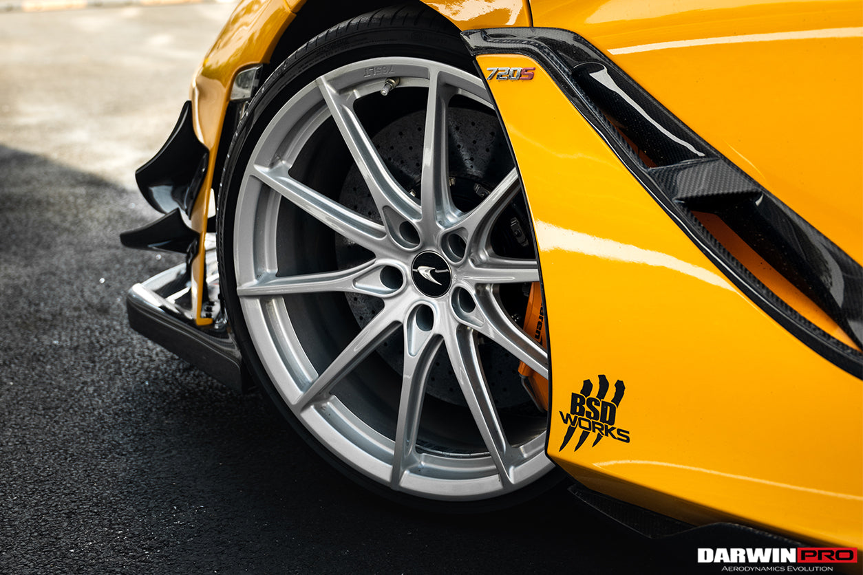 DarwinPRO Se²NWB Style Carbon Fiber Side Door Trims | 2017-2023 McLaren 720s