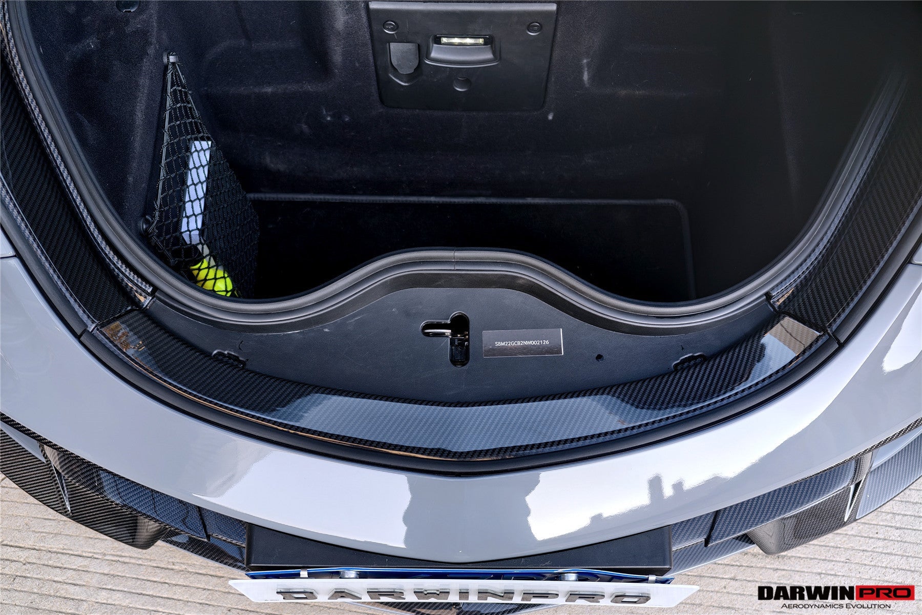 DarwinPRO 2019-UP McLaren GT OEM Style Autoclave Carbon Fiber Front Trunk Opening Surround Trim Set | Fits GT, GTS
