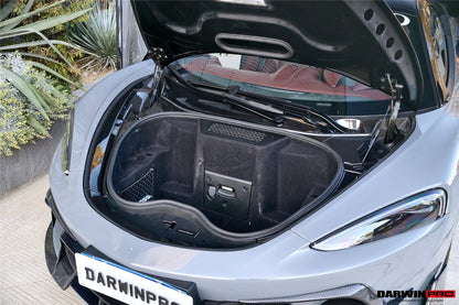 DarwinPRO 2019-UP McLaren GT OEM Style Autoclave Carbon Fiber Front Trunk Opening Surround Trim Set | Fits GT, GTS