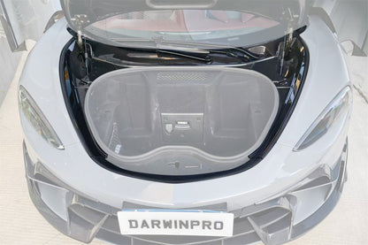 DarwinPRO 2019-UP McLaren GT OEM Style Autoclave Carbon Fiber Front Trunk Opening Surround Trim Set | Fits GT, GTS
