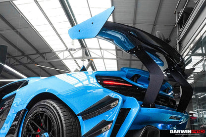 DarwinPRO 2011-2017 McLaren MP4 12C 650S Rebel Performance Style Carbon Fiber Trunk Spoiler Wing