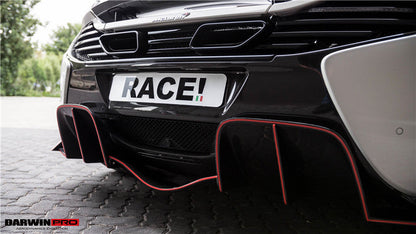Difusor trasero estilo BKSS para McLaren MP4 12C 650s DarwinPRO 2011-2017