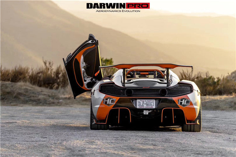 Difusor trasero estilo BKSS para McLaren MP4 12C 650s DarwinPRO 2011-2017