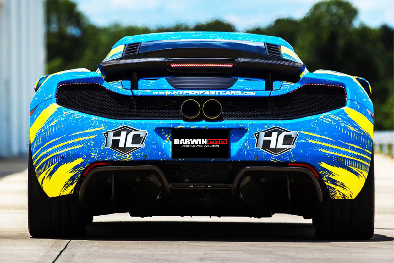 Difusor trasero estilo DarwinPRO DPR | McLaren MP4, 12C, 650S (2011-2017)