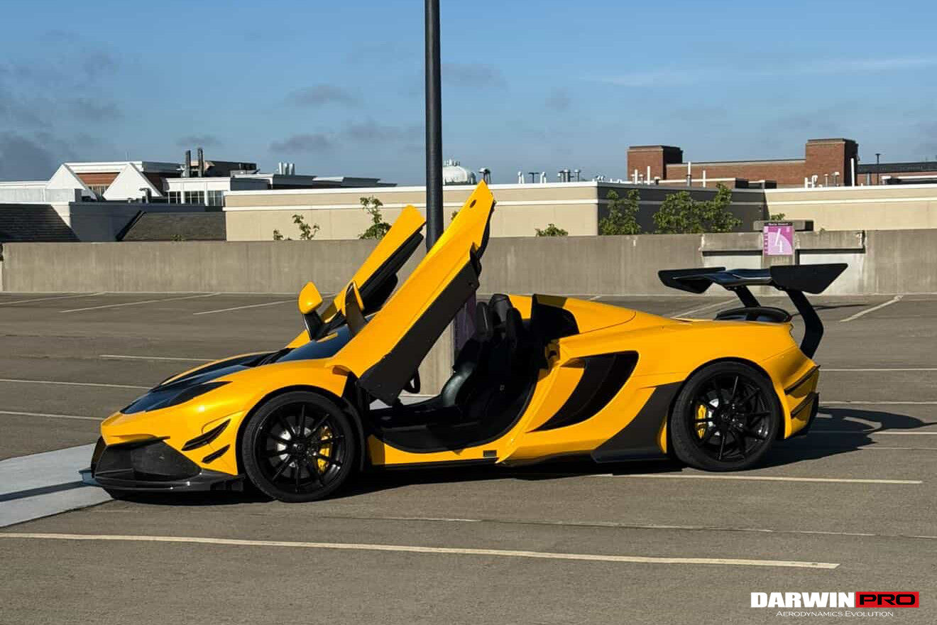 DarwinPRO 2011-2014 McLaren MP4 12C 650S Rebel Performance Style Carbon Fiber Side Skirts