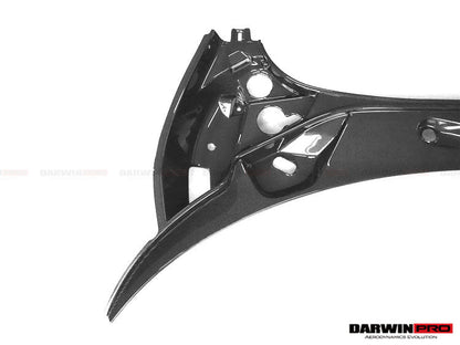DarwinPRO 2015-2021 McLaren OEM Style Dry Carbon Fiber Carbon Fiber Front Trunk Opening Surround Trim Set | Fits 540C, 570S, 570GT, 600LT