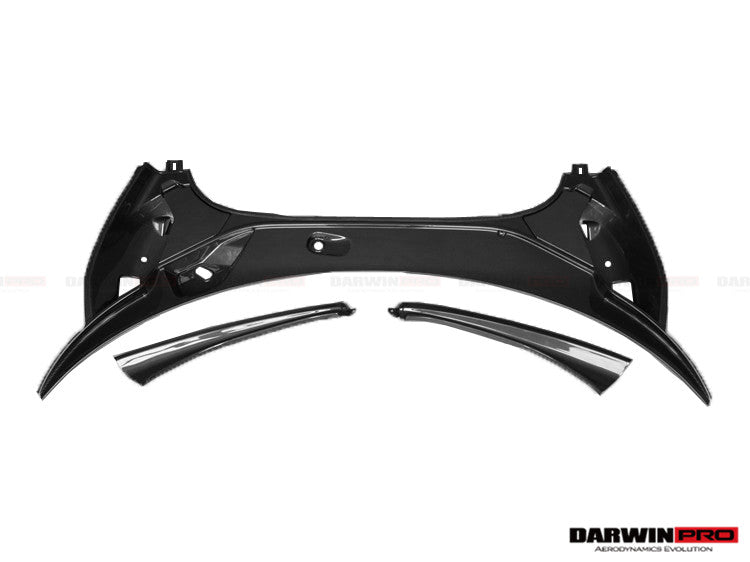 DarwinPRO 2015-2021 McLaren OEM Style Dry Carbon Fiber Carbon Fiber Front Trunk Opening Surround Trim Set | Fits 540C, 570S, 570GT, 600LT