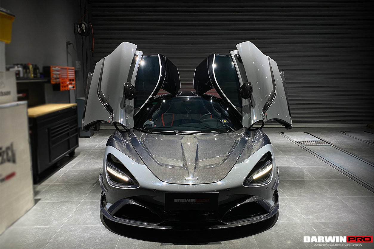 Borde delantero de fibra de carbono estilo DarwinPRO 2017-2023 McLaren 720s Se²NWB