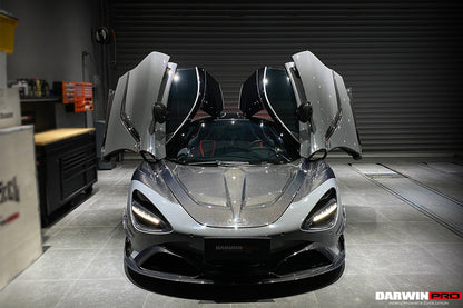 Borde delantero de fibra de carbono estilo DarwinPRO 2017-2023 McLaren 720s Se²NWB