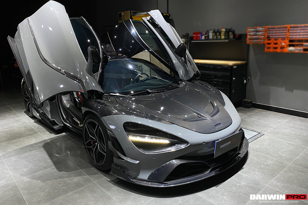Borde delantero de fibra de carbono estilo DarwinPRO 2017-2023 McLaren 720s Se²NWB