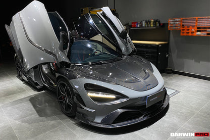Borde delantero de fibra de carbono estilo DarwinPRO 2017-2023 McLaren 720s Se²NWB