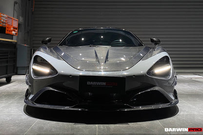 Borde delantero de fibra de carbono estilo DarwinPRO 2017-2023 McLaren 720s Se²NWB