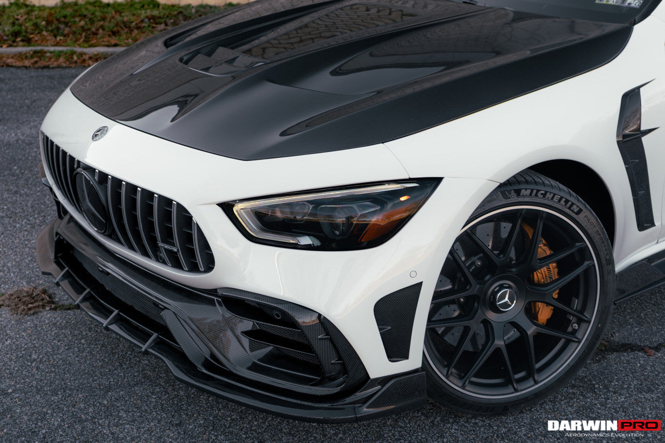 Guardabarros delantero DarwinPRO 2019-2024 Mercedes Benz AMG GT50 GT53 GT43 GT63 GT63S 4 puertas Coupé X290 IMP Performance Ver.2
