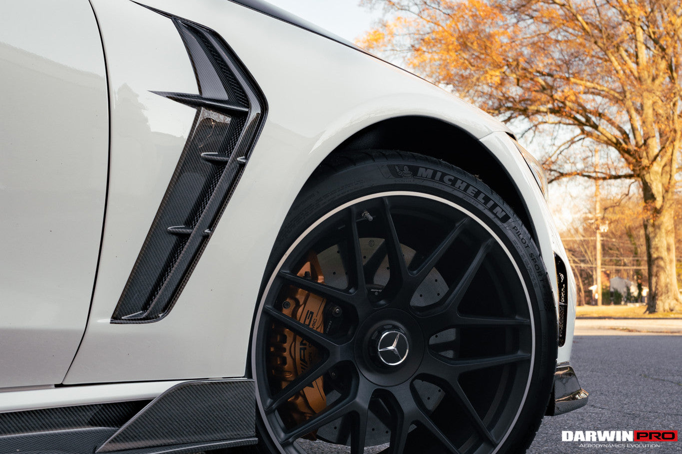 Guardabarros delantero DarwinPRO 2019-2024 Mercedes Benz AMG GT50 GT53 GT43 GT63 GT63S 4 puertas Coupé X290 IMP Performance Ver.2