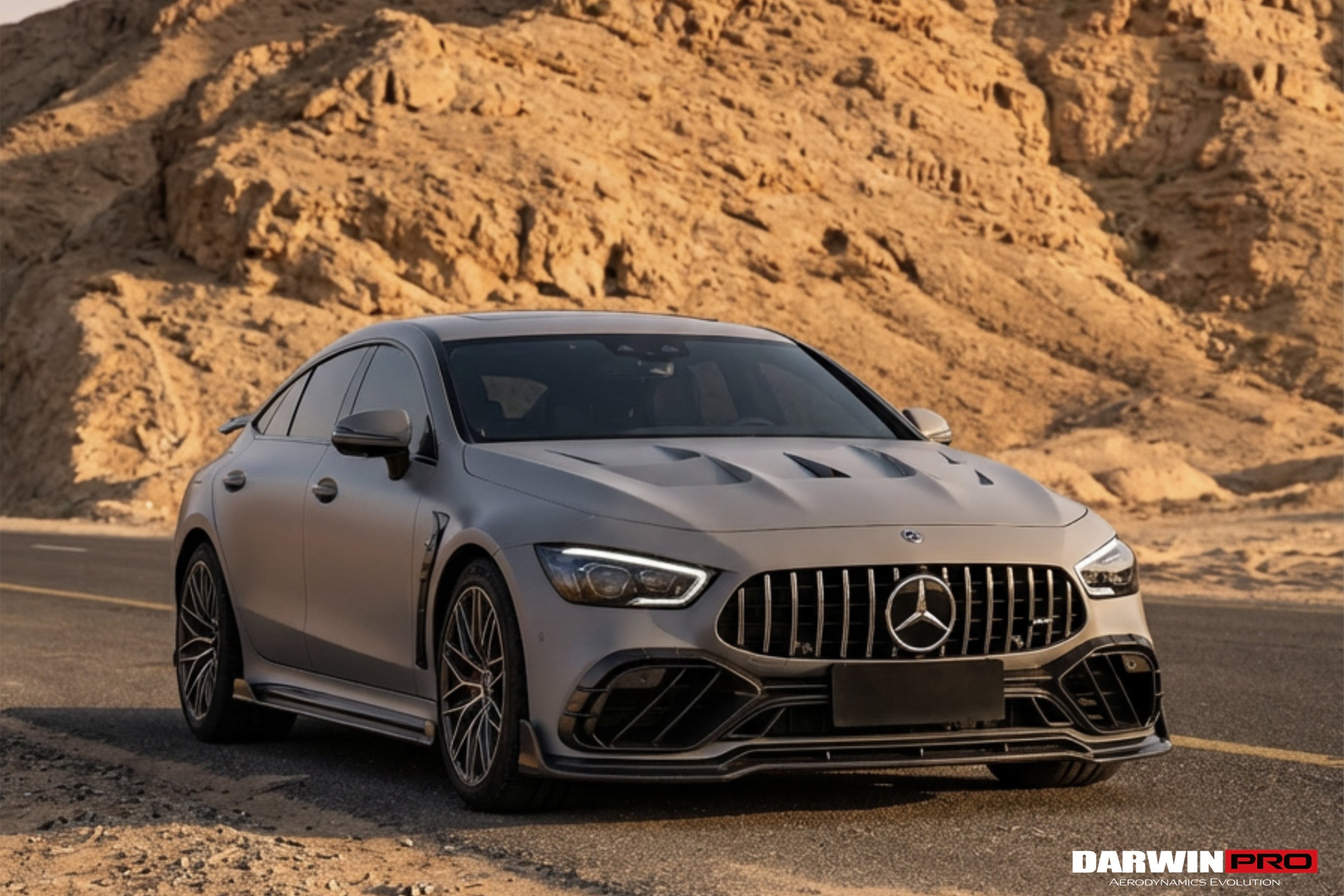 DarwinPRO 2019-2024 Mercedes Benz AMG GT50 GT53 GT43 GT63 GT63S 4 puertas Coupé X290 IMP Performance Ver.2 Capó