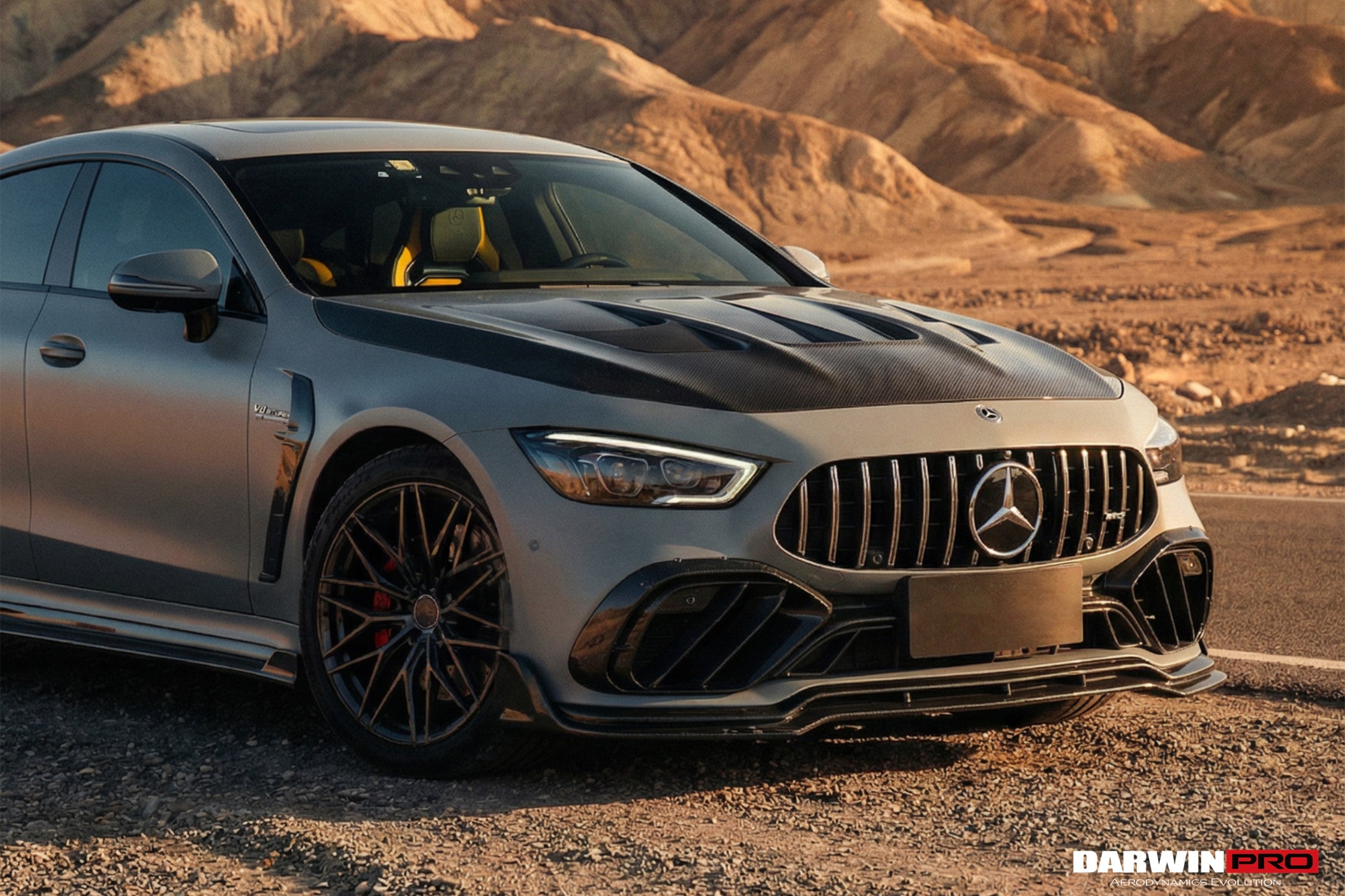 DarwinPRO 2019-2024 Mercedes Benz AMG GT50 GT53 GT43 GT63 GT63S 4 puertas Coupé X290 IMP Performance Ver.2 Capó