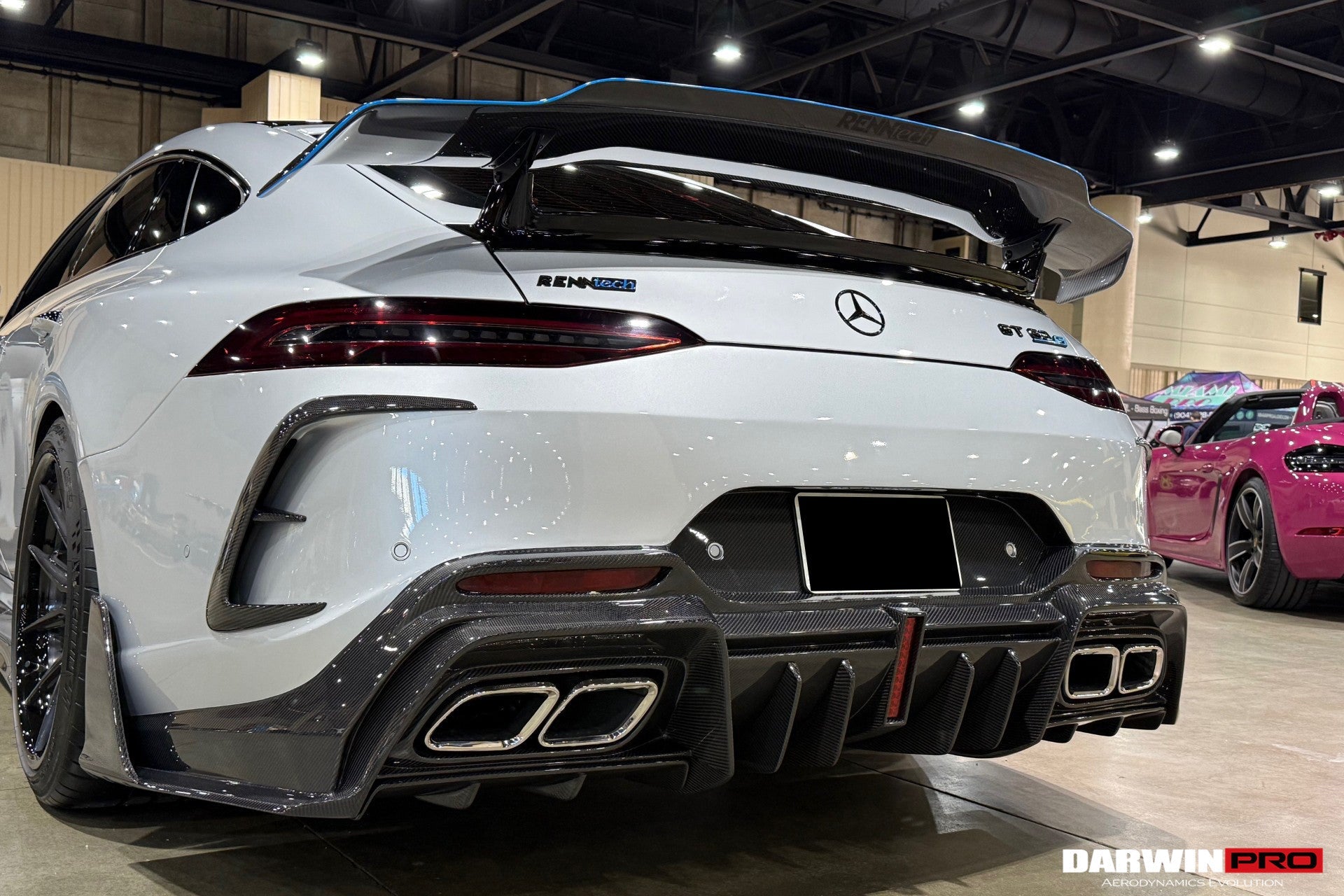 Parachoques trasero de fibra de carbono DarwinPRO 2019-2024 Mercedes Benz AMG GT50 GT53 GT43 GT63 GT63S 4 puertas Coupé X290 IMP Ver.2