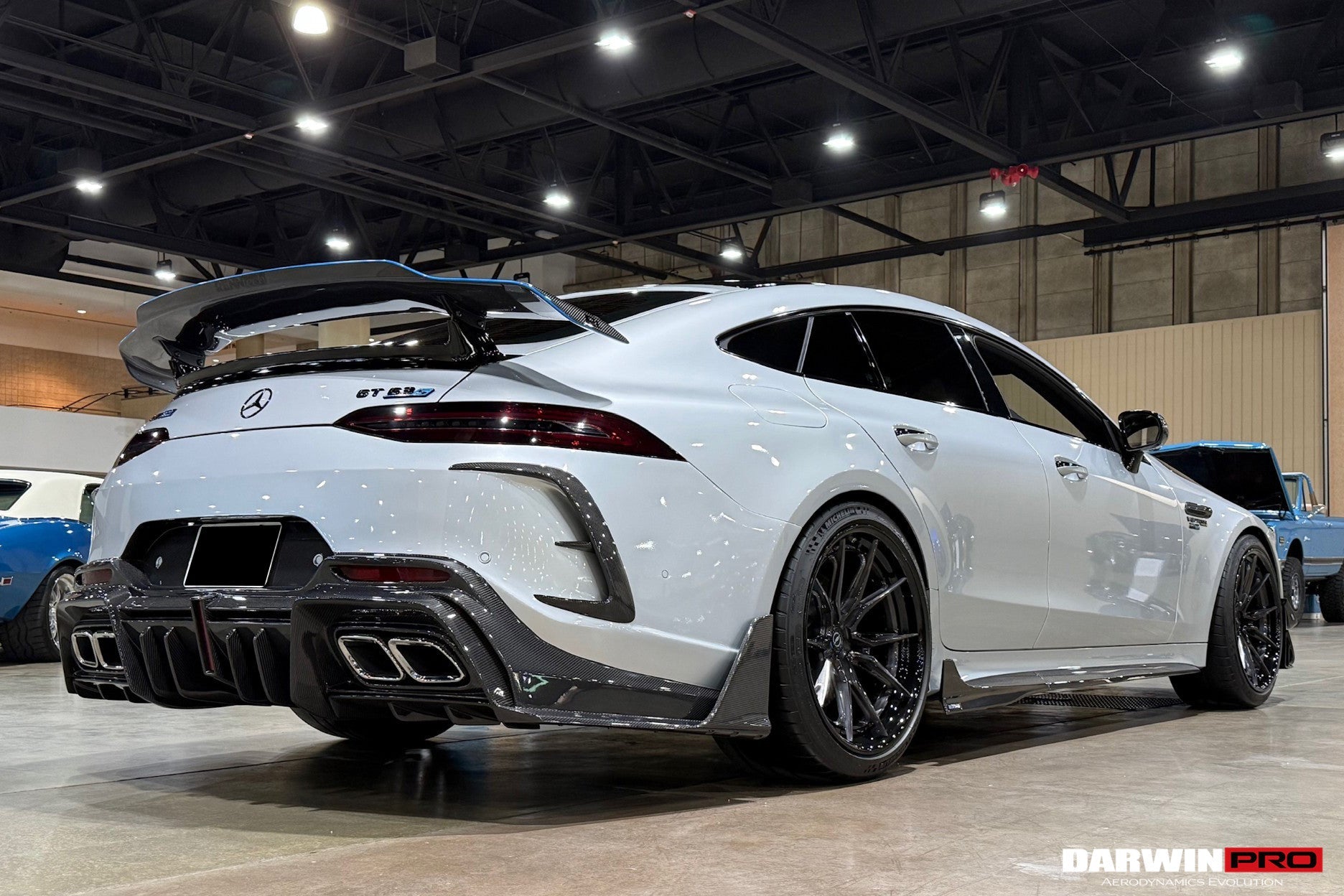 Parachoques trasero de fibra de carbono DarwinPRO 2019-2024 Mercedes Benz AMG GT50 GT53 GT43 GT63 GT63S 4 puertas Coupé X290 IMP Ver.2