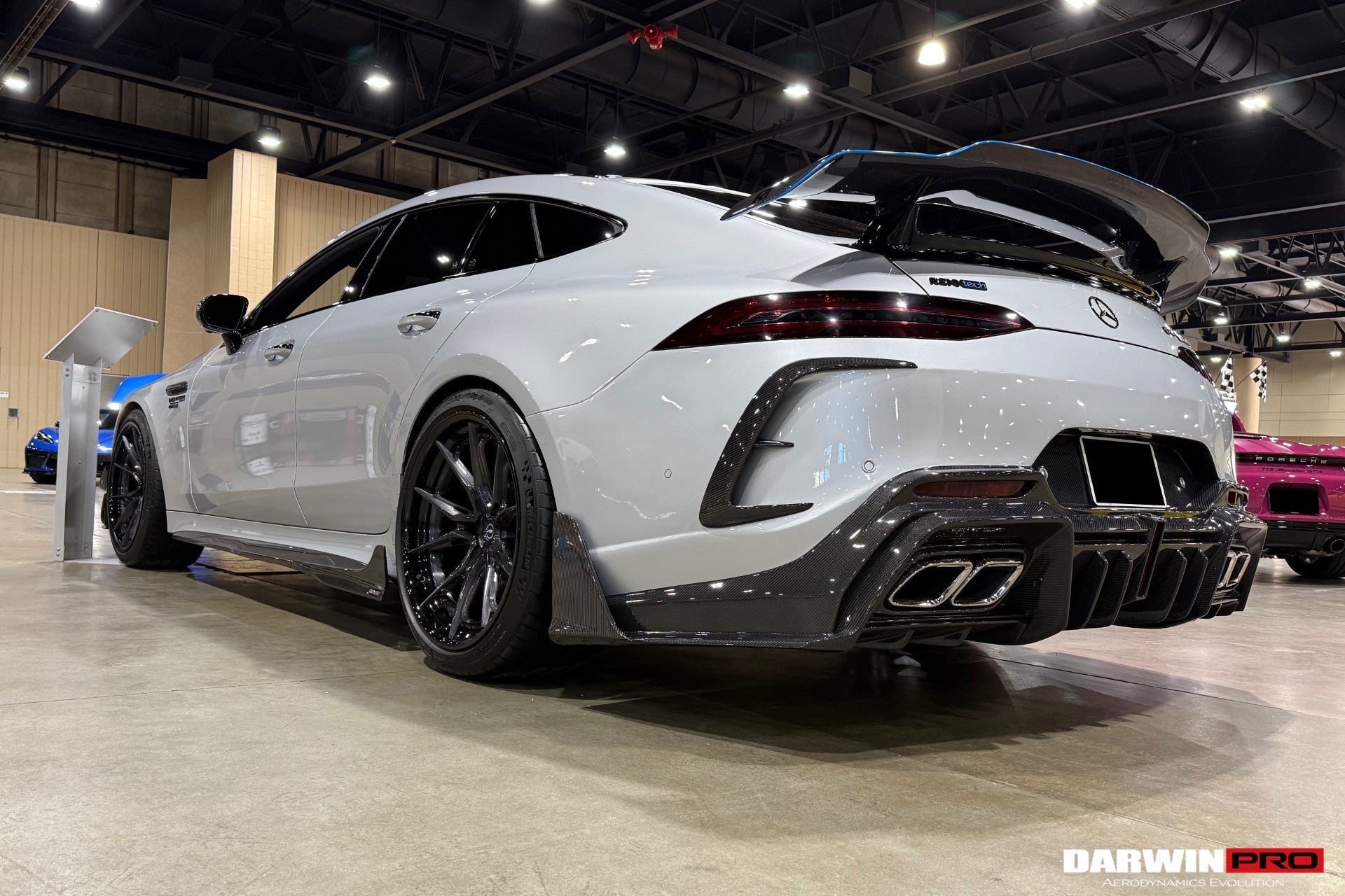 Parachoques trasero de fibra de carbono DarwinPRO 2019-2024 Mercedes Benz AMG GT50 GT53 GT43 GT63 GT63S 4 puertas Coupé X290 IMP Ver.2