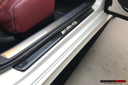 DarwinPRO 2014-2021 Mercedes Benz C217 S63 S65 AMG Coupe Autoclave Carbon Fiber Door Sills Steps Cover