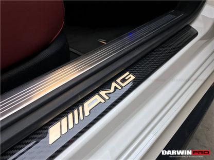 DarwinPRO 2014-2021 Mercedes Benz C217 S63 S65 AMG Coupe Autoclave Carbon Fiber Door Sills Steps Cover
