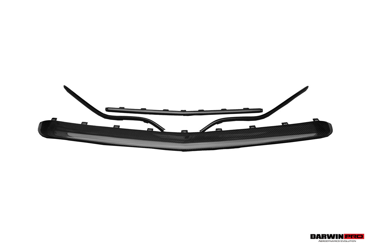 DarwinPRO 2014-2017 Mercedes Benz C217 S63 S65 AMG Coupe Carbon Fiber Front Bumper Lip