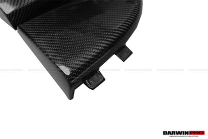 DarwinPRO 2014-2021 Mercedes Benz C217 S63 S65 AMG Coupe Carbon Fiber Rear Bumper Caps