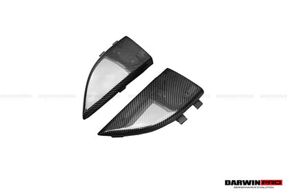 DarwinPRO 2014-2021 Mercedes Benz C217 S63 S65 AMG Coupe Carbon Fiber Rear Bumper Caps