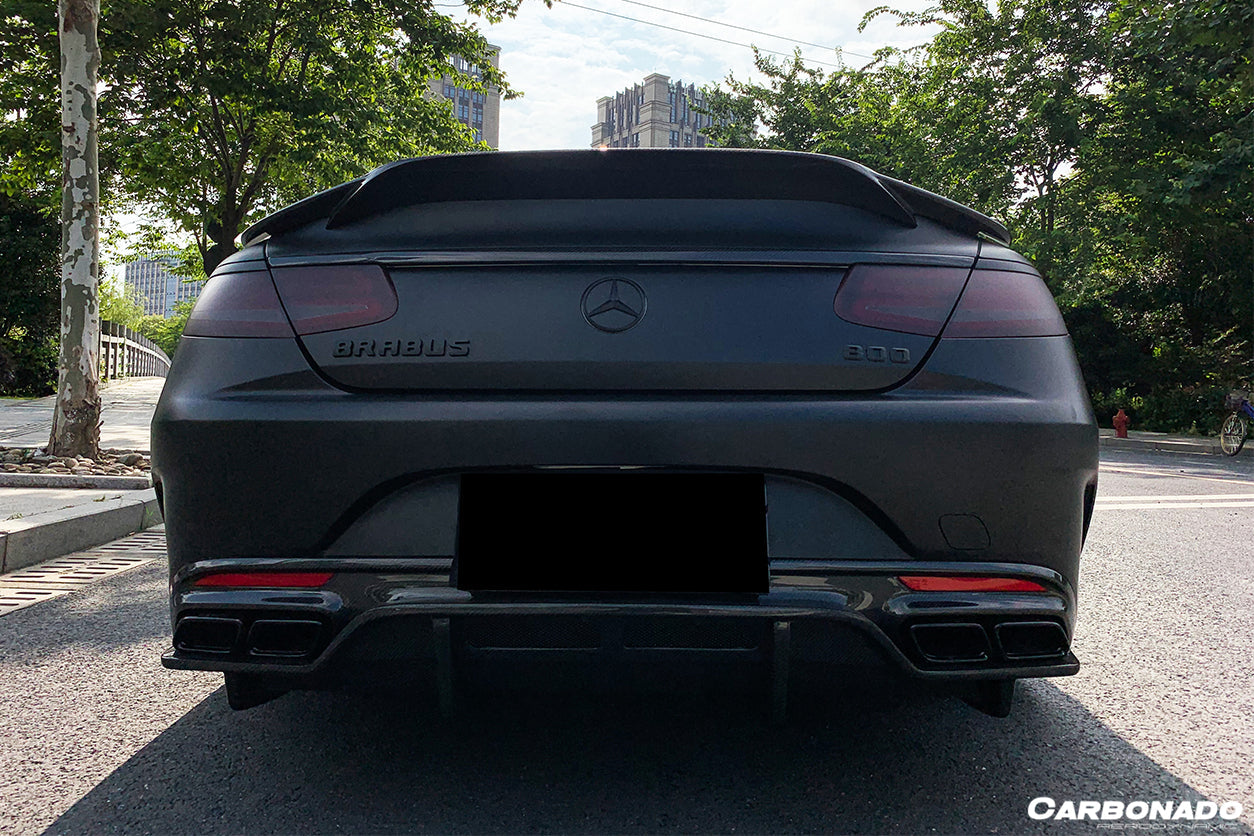 Embellecedor de maletero de fibra de carbono DarwinPRO para Mercedes Benz C217 S63 S65 AMG Coupé (2014-2021)