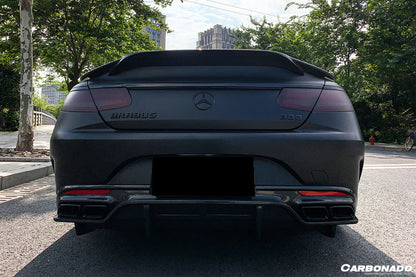 Embellecedor de maletero de fibra de carbono DarwinPRO para Mercedes Benz C217 S63 S65 AMG Coupé (2014-2021)