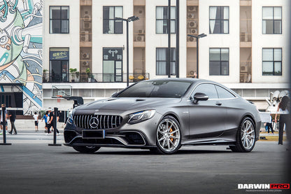 DarwinPRO 2014-2021 Mercedes Benz C217 S63 S65 AMG Coupe Carbon Fiber Side Skirts Extension