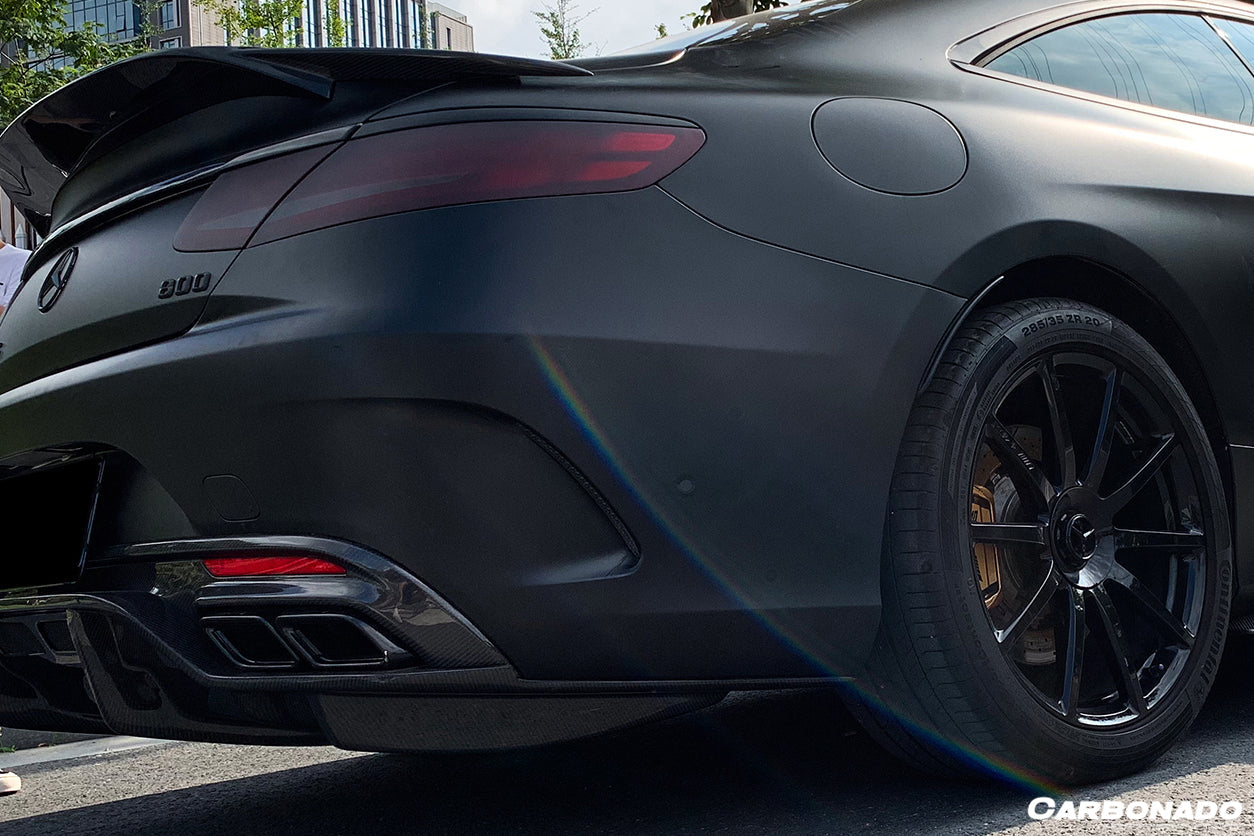 Embellecedor de maletero de fibra de carbono DarwinPRO para Mercedes Benz C217 S63 S65 AMG Coupé (2014-2021)
