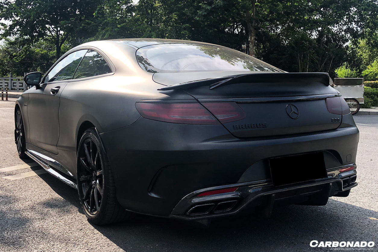 Embellecedor de maletero de fibra de carbono DarwinPRO para Mercedes Benz C217 S63 S65 AMG Coupé (2014-2021)