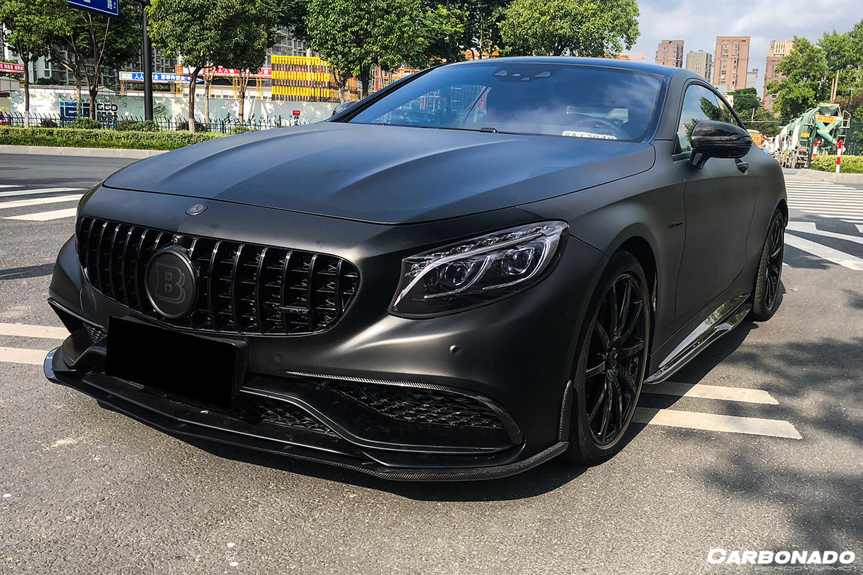 DarwinPRO 2014-2017 Mercedes Benz C217 S63 S65 AMG Coupe BKSS Style Carbon Fiber Front Lip