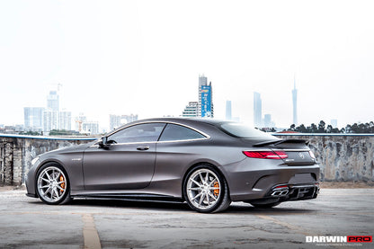DarwinPRO 2014-2021 Mercedes Benz C217 S63 S65 AMG Coupe BKSS Style Carbon Fiber Side Skirts