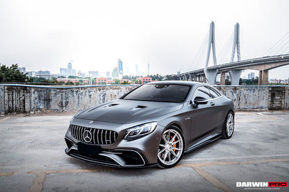 DarwinPRO 2014-2021 Mercedes Benz C217 S63 S65 AMG Coupe BKSS Style Carbon Fiber Side Skirts