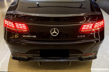 Embellecedor de maletero de fibra de carbono DarwinPRO para Mercedes Benz C217 S63 S65 AMG Coupé (2014-2021)