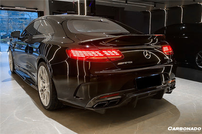 Embellecedor de maletero de fibra de carbono DarwinPRO para Mercedes Benz C217 S63 S65 AMG Coupé (2014-2021)