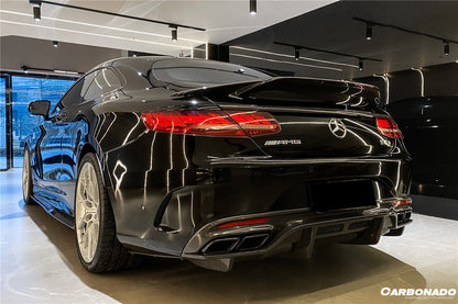 Embellecedor de maletero de fibra de carbono DarwinPRO para Mercedes Benz C217 S63 S65 AMG Coupé (2014-2021)