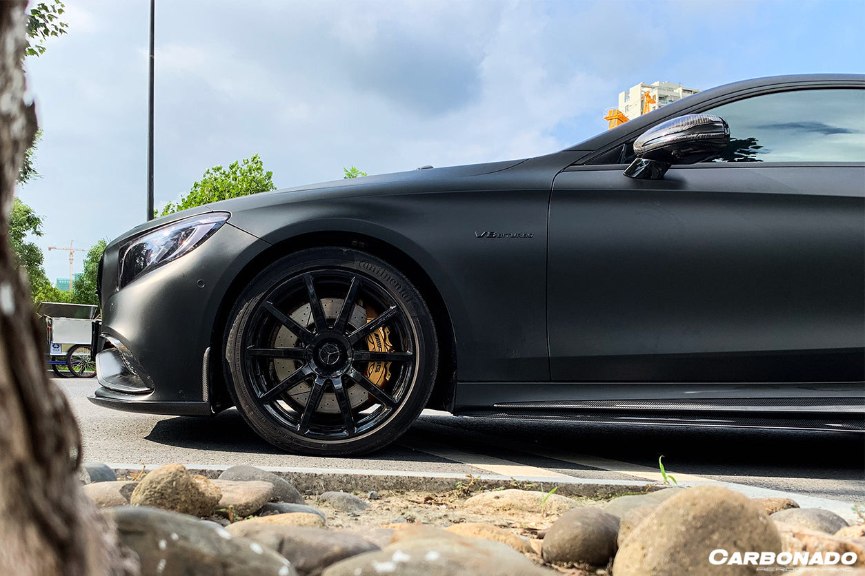 DarwinPRO 2014-2021 Mercedes Benz C217 S63 S65 AMG Coupe BKSS Style Carbon Fiber Side Skirts