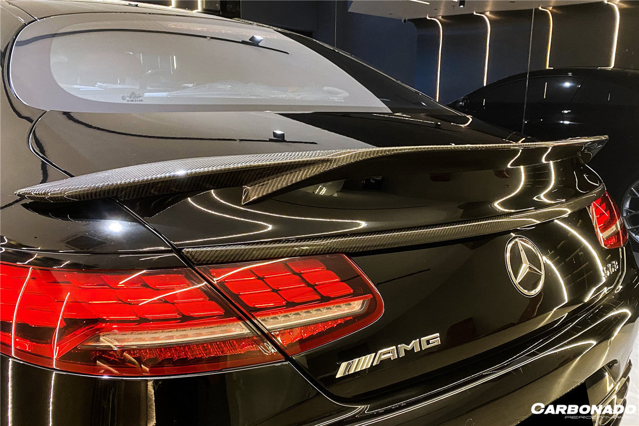 Embellecedor de maletero de fibra de carbono DarwinPRO para Mercedes Benz C217 S63 S65 AMG Coupé (2014-2021)