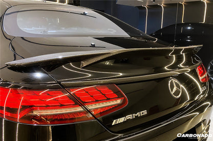 Embellecedor de maletero de fibra de carbono DarwinPRO para Mercedes Benz C217 S63 S65 AMG Coupé (2014-2021)