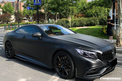 DarwinPRO 2014-2021 Mercedes Benz C217 S63 S65 AMG Coupe BKSS Style Carbon Fiber Side Skirts
