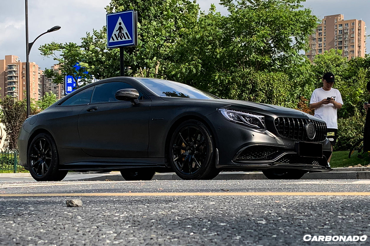 DarwinPRO 2014-2021 Mercedes Benz C217 S63 S65 AMG Coupe BKSS Style Carbon Fiber Side Skirts