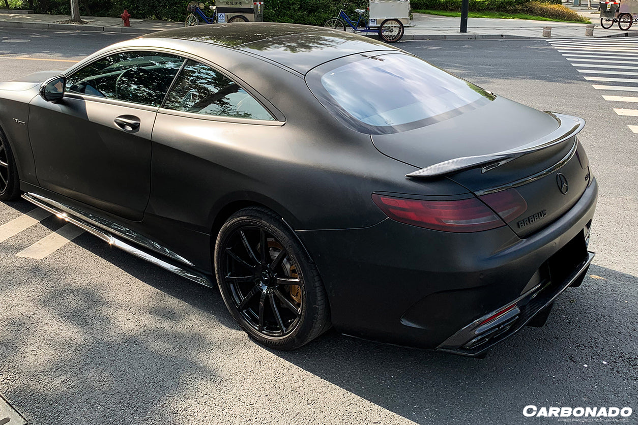 DarwinPRO 2014-2021 Mercedes Benz C217 S63 S65 AMG Coupe BKSS Style Carbon Fiber Side Skirts