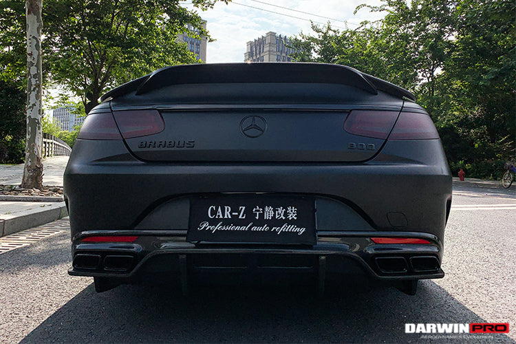 Borde trasero de fibra de carbono DarwinPRO 2014-2021 Mercedes Benz C217 S63 S65 AMG Coupé