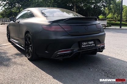 Borde trasero de fibra de carbono DarwinPRO 2014-2021 Mercedes Benz C217 S63 S65 AMG Coupé