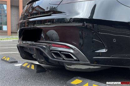 DarwinPRO 2014-2021 Mercedes Benz C217 S63 & S65 AMG Coupe BKSS Style Carbon Fiber Rear Diffuser