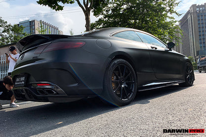 Borde trasero de fibra de carbono DarwinPRO 2014-2021 Mercedes Benz C217 S63 S65 AMG Coupé